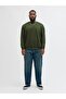 Men's Green Jjebradley Sweat Crew Noos Pls Plus Size Sweat 12250594-Duffelbag - 2