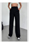 Women's Crepe Fabric Velcro Closure - Comfortable Fit Stretchy Fabric Wide Leg Pants - 3