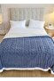 Flannel Simple Double Layer Quilted Quilt, Winter Bed Sheet Quilt, Composite Leisure Blanket