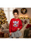 New Year's Themed Girls' Cotton Sweatshirt
