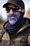 Bearded Face Patterned Baf Buff – Multi-Purpose Neck Gaiter &amp; Mask 1 No. - 3