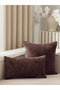 Pure Plain Brown Single Throw Pillow Cover (30 X 50 cm) - 2