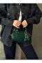 Women's Hand and Shoulder Bag Green - 2