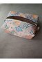 Mis Flowers Pastel Pink Large Size Zippered Travel & Makeup Bag/Organizer Bag - 4