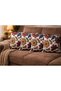 Digital Printed Premium 2-Piece Fabric Decorative Throw Pillow Cover 43X43 cm – 5 Different Patterns – Vibrant Colors - 4