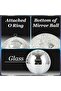 Mirror Disco Ball – Reflective Glass Party Decoration, Hanging Loop, Sparkling Effect, 20cm - 6