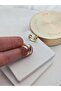 3-Stripes Curved Ring Gold Women's Earrings - 3