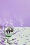 Mirror Disco Ball – Reflective Glass Party Decoration, Hanging Loop, Sparkling Effect, 8cm - 2