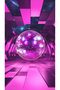 Mirror Disco Ball – Reflective Glass Party Decoration, Hanging Loop, Sparkling Effect, 80cm - 2