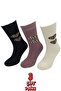 Heart Winter Towel Socks Set – 3 Pairs, Warm and Stylish Pattern