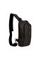 Unisex Black Waist and Shoulder Bag with USB Port and Combination Lock - 3