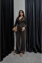 Brown Waist Detail Snap-Button Knit Set - 2