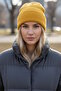 Mustard Color Beret Hat - 2