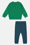 Toddlers Girl 2 Pieces Textured Sweatshirt And Pants Set, Green - 3