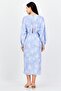 Women Floral Print Midi Dress, Multicolor - 4