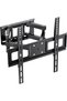TV Wall Bracket for 26-65 inch, Double Arms, Swivel Tilt Extendable TV Wall Mount, up to 35kg