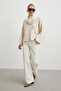 High Waist Baggy Jeans Off-White - 2
