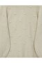 Soft Knitwear Sweater with Side Slits and Pompoms - Cream - 4