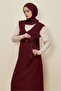 Buttoned Jile Dress 46017 - 2
