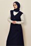 Buttoned Jile Dress 46017 - 2