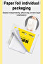 36-Piece Individually Packaged Glue Removal Wipes - 5