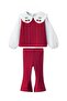 My Little One's Cicileri Cherry Embroidery Knitted Patterned Sweater Set of 2 - Red - 2