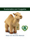 Eco Nation 12" Camel Soft Toy – Sustainable, Plush, and Huggable Brown Stuffed Animal - 2