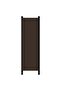 3-Panel Room Divider Brown 150x180 cm - 4