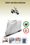 Gray Rear Bag Compatible Arora Freedom 125 Compatible Motorcycle Tarpaulin Motor Cover