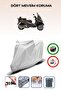 Piaggio MP3 500 GRAY MOTORCYCLE BRAND REAR BAG COMPATIBLE