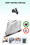 Gray Rear Bag Compatible Rks Siesta Compatible Motorcycle Tarpaulin Motor Cover
