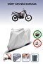 Gray Rear Bag Compatible Rks Rt250 Compatible Motorcycle Tarpaulin Motor Cover