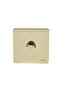 Ultimate Screwless Dimmer Switch 400W 1 Gang 2 Way Polished Brass (GU6412CPB)