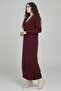 Mercerized Long Cardigan N3250 Plum - 3