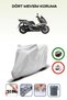 Gray Rear Bag Compatible Honda Pcx150 Compatible Motorcycle Tarpaulin Motor Cover