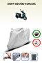 Gray Rear Bag Compatible Arora Crv 125 Compatible Motorcycle Tarpaulin Motor Cover