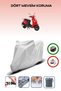 Gray Tail Bag Compatible Kanuni Trodon XS 125 Compatible Motorcycle Tarpaulin Motor Cover