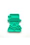 Snowman in Top Hat Cookie Cutter and Stamp Set |   New Year Winter Themed |   Sugar Paste - 4