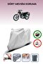 Gray Rear Bag Compatible Yamaha Sr 500 Compatible Motorcycle Tarpaulin Motor Cover