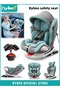 Baby Safety Car Seat for Infant / Kids with ISOfix Interface, i-Size Certified Toddler Car Seat with 5-Point Safety Harness and 4 Level Adjustable Backrest, 360° rotation Backward/Forward Facing