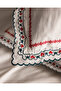 Gao Double 100% Cotton Embroidered Washable Bed Sheet Piece Set Duvet Cover Set - Ecru - 7