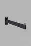 Wall Mounted Walking Stick Wall Mounted Flat Black Hanger Rack System