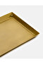 Gold Metal Rectangle Etched Tray - 3