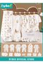 26PCS Newborn Baby Gift Set, Newborn Layette Gift Set for Boys and Girls, Babies Essential Clothes A