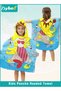 Kids Poncho Hooded Towel, Quick Dry Toddler Bath Towels, Beach Swimming Towels, Ultra Soft and Absorbent Children Bathrobe with Hood for Boys Girls Baby