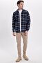 Men's Regular Fit Comfortable Cut Winter Plaid Lumberjack Shirt - 5