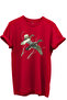 Flying Wild Ducks Illustration Printed 100% Cotton Regular Fit Crew Neck Unisex T-Shirt