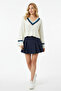 Women's V-Neck Hair Knit Crop Sweater 2-Piece Advantage Pack - 2