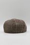 Patchwork Winter Wool British Cap - Foldable Sherpa Earflap Hat - 5