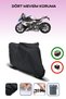 Black Rear Bag Compatible Bmw S 1000 Rr Race Compatible Motorcycle Tarpaulin Motor Cover